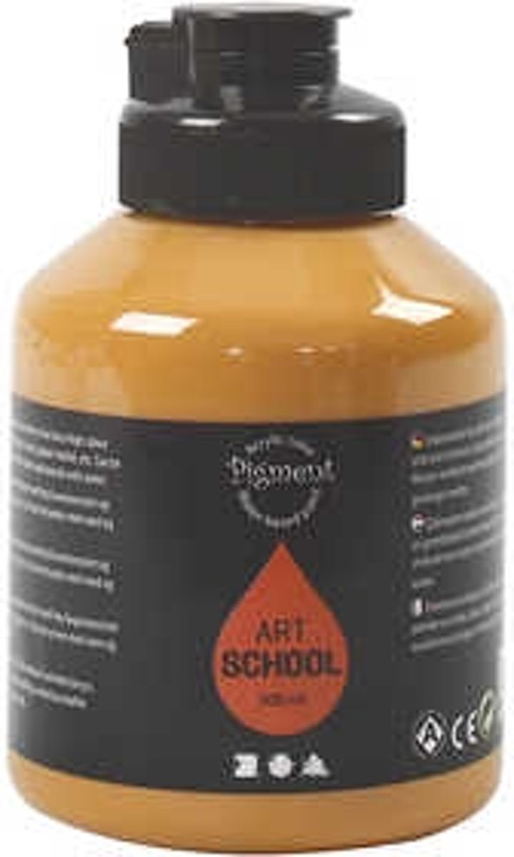 Pigment Art School, ochre, opaque, , 500ml [HOB-35420]